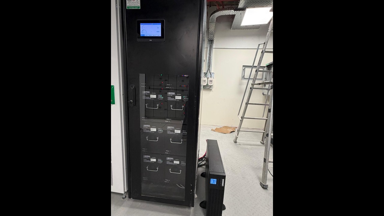 #Schneider #luminous #vs #creators #new #installation #40kva # Lithium-ion Battery System