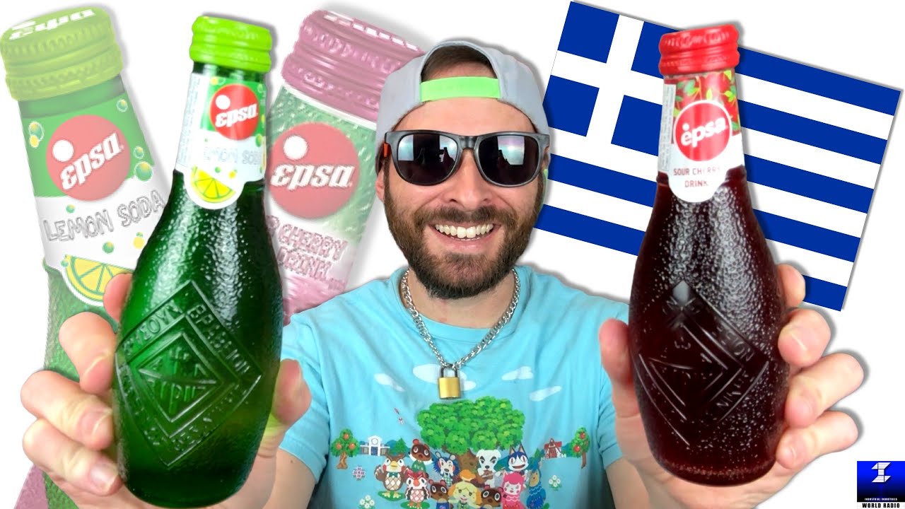 Обзор лимонной соды Epsa и соды Epsa Sour Cherry Soda