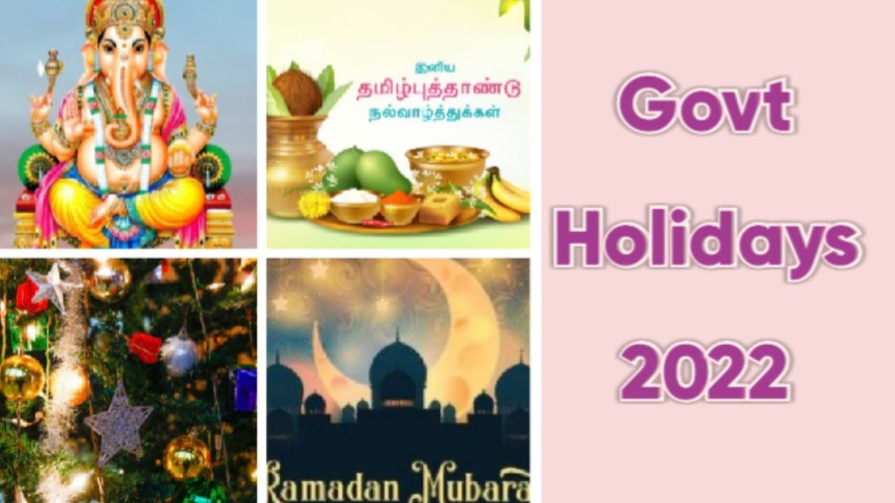 List of Government Holidays- 2022 ,  #AmazingFacts ,  #KidsFunLearning