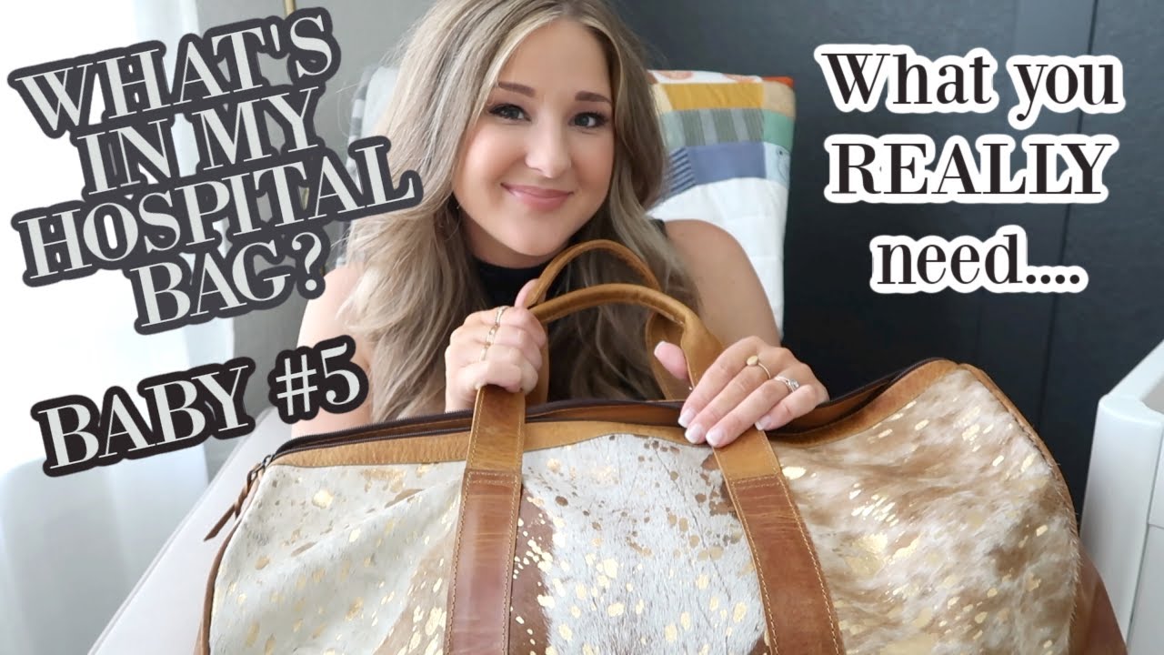WHAT'S IN MY HOSPITAL BAG? | WHAT YOU ACTUALLY NEED!