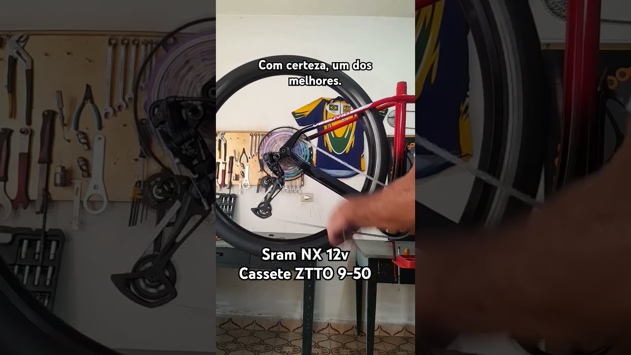Sram NX 12v. Cassete ZTTO 9-50. O melhor escalonamento. 