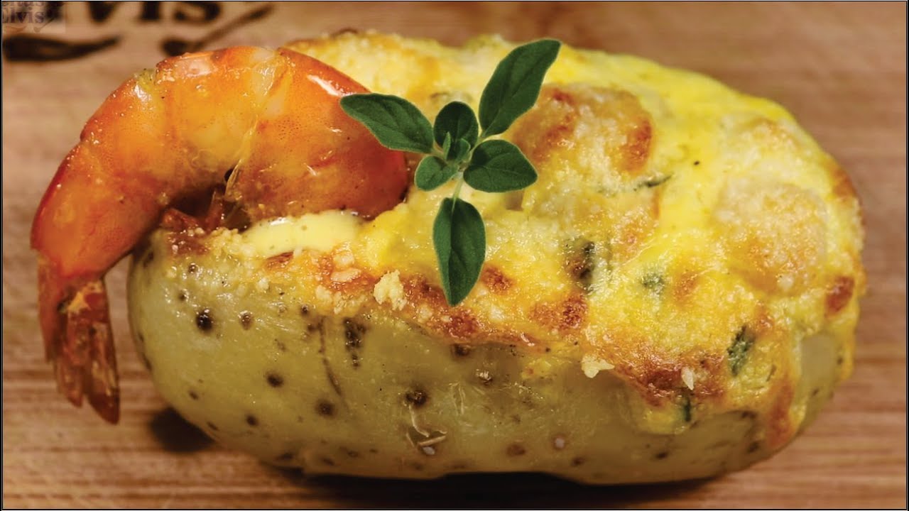 BATATA RECHEADA com CAMARÃO CREMOSO | receita ESPECIAL | como fazer