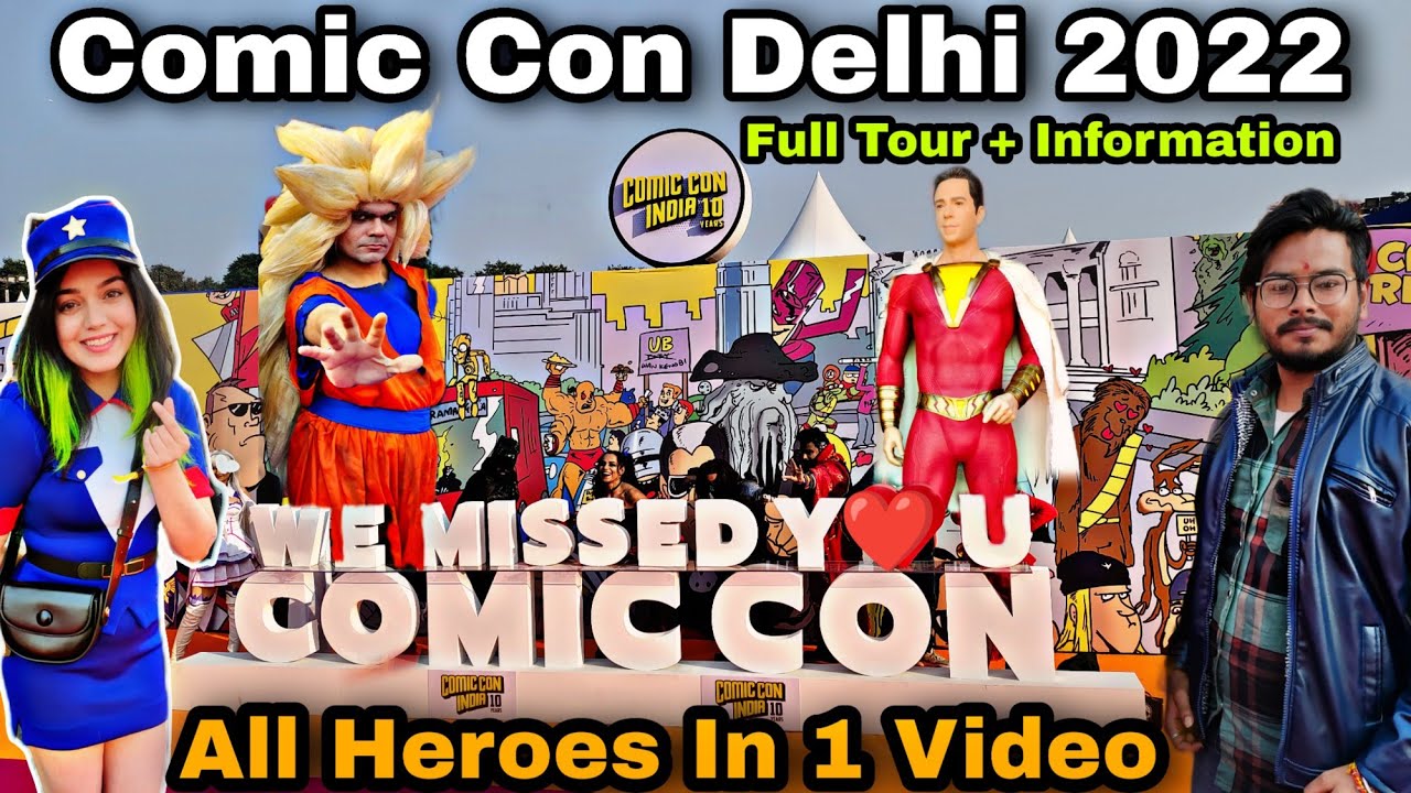 Comic con delhi 2022 - Comic con 2022 delhi vlog / Comic con India 2022 / Delhi comic con 2022 nsic