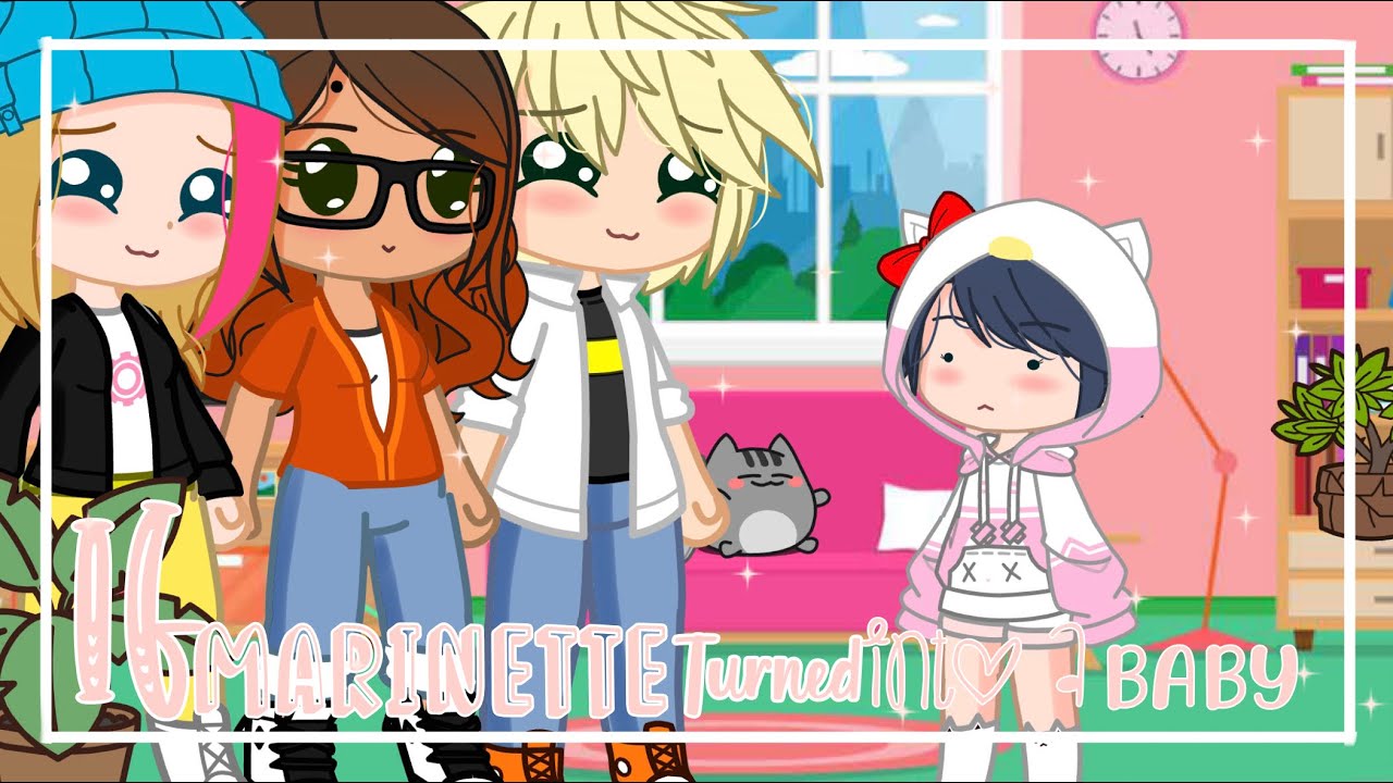 Marinette turns into a Baby! || Skit || MLB || Gacha Club ||