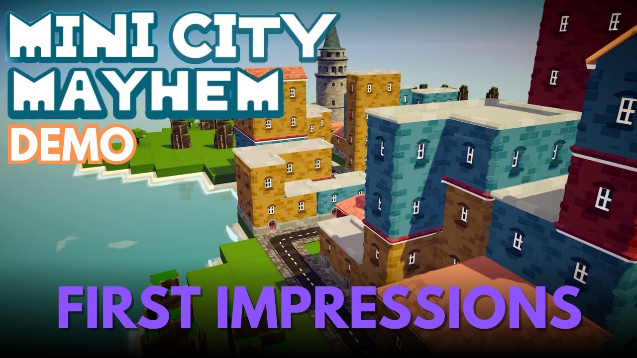 MINI CITY: MAYHEM - A City-Builder with Cozy Looks, Chaotic Gameplay #indiegame #gameplay