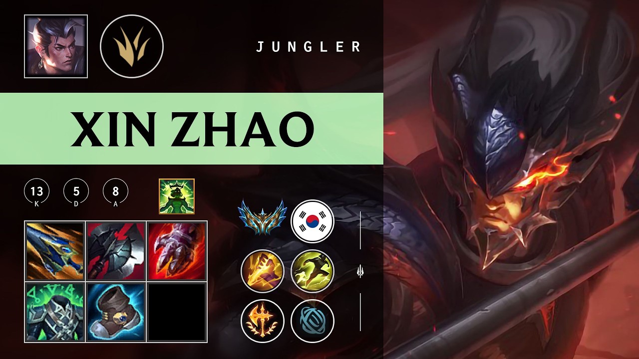 Xin Zhao Jungle vs Nocturne - KR Challenger Patch 26.05