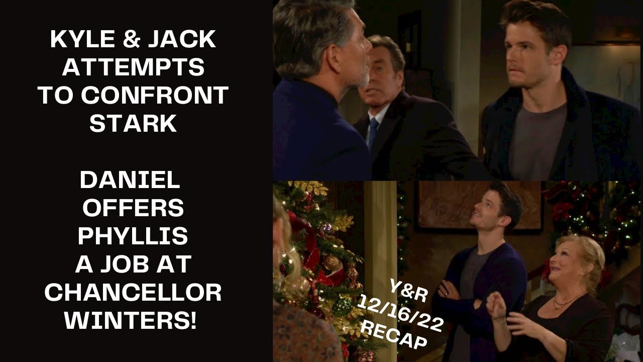 RECAP December 16th 2022 | The Young & The Restless | THE ABBOTTS CONFRONT STARK & DIANE GETS A JOB!