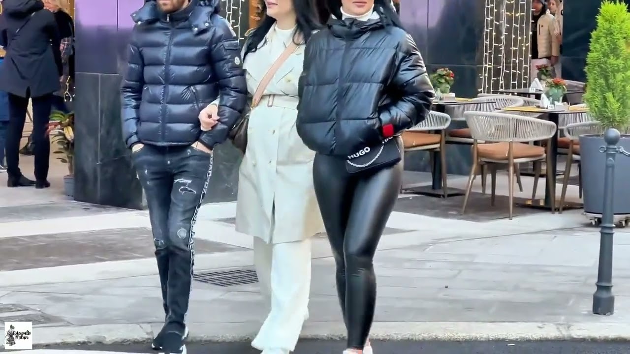 Women in leather or boots fashion street 44