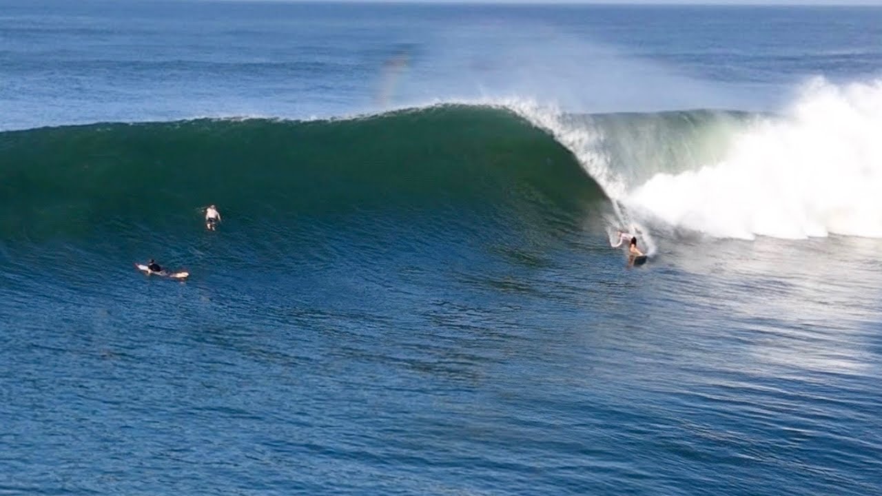 Punta Roca Massive Swell&ndash; El Salvador Surf (4K)
