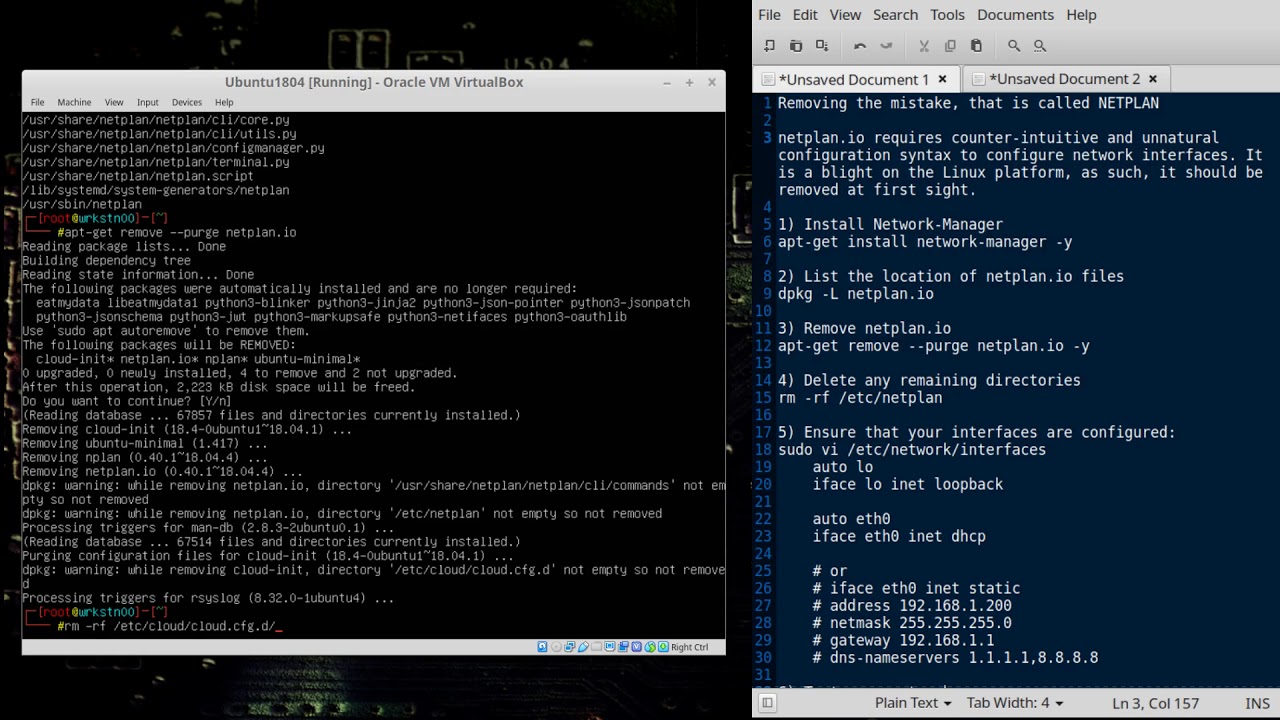 Tutorial: How to Remove the NETPLAN Abomination on Linux