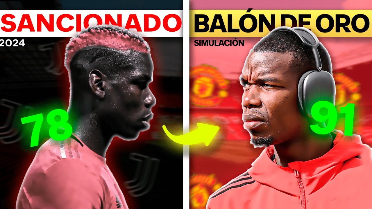 ¡Arreglo La Carrera De Paul Pogba Y Del Manchester United! (Cinco Temporadas)