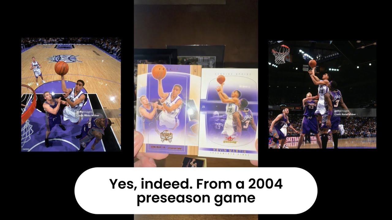 Kevin Martin Rookie Card Collection: Diving Deep into 2004-05 NBA Basketball Rookie Cards