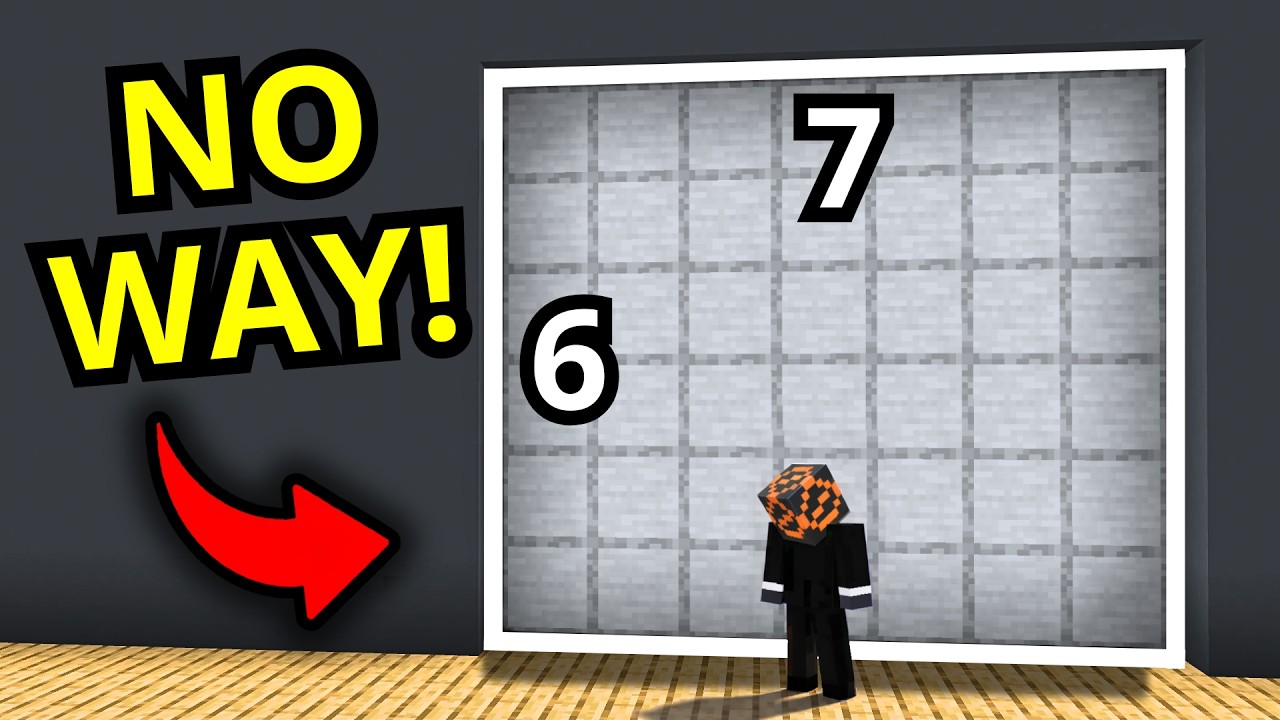 I BUILT the FIRST 6x7 Door in Minecraft Bedrock!
