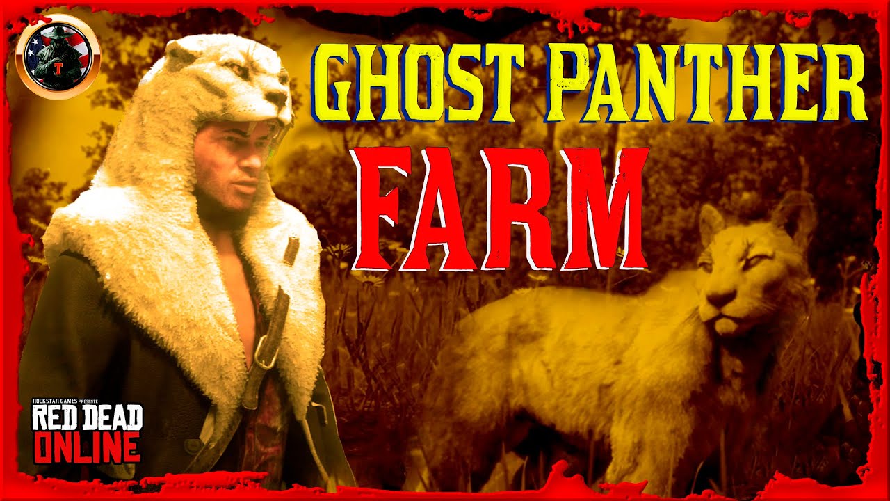 LEGENDARY ANIMAL FARM (Legendary Ghost Panther) GHOST COAT in Red Dead Online