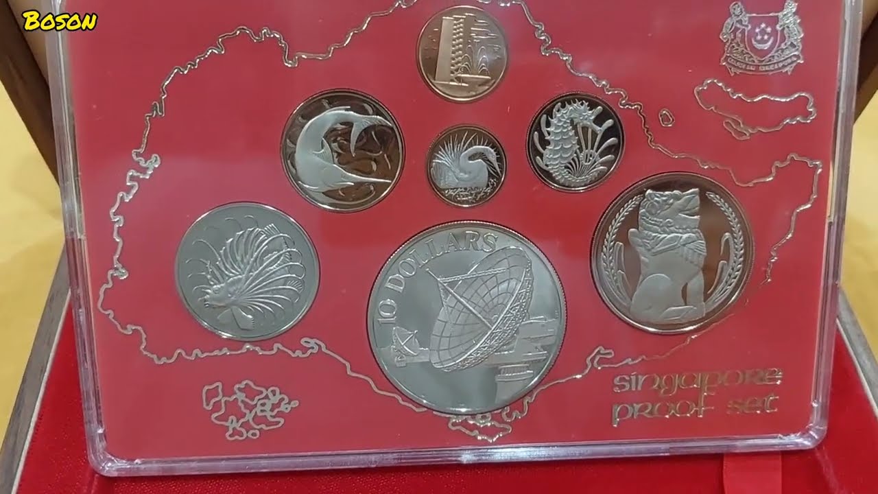 Singapore Proof coin set 新加坡精制币套装 1980 