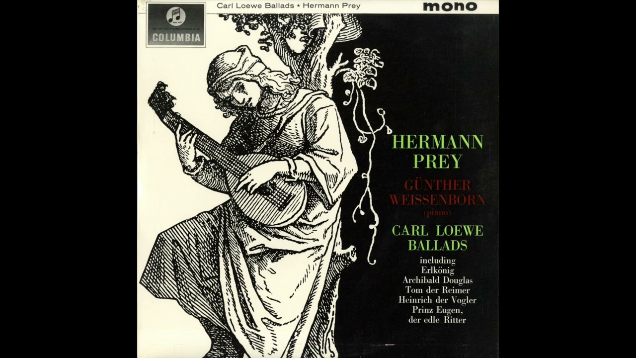 Silent Tone Record/CARL LOEWE BALLADS/Hermann Prey,Gunther Weissenborn 33CX 1866 古典音乐 黑胶唱片