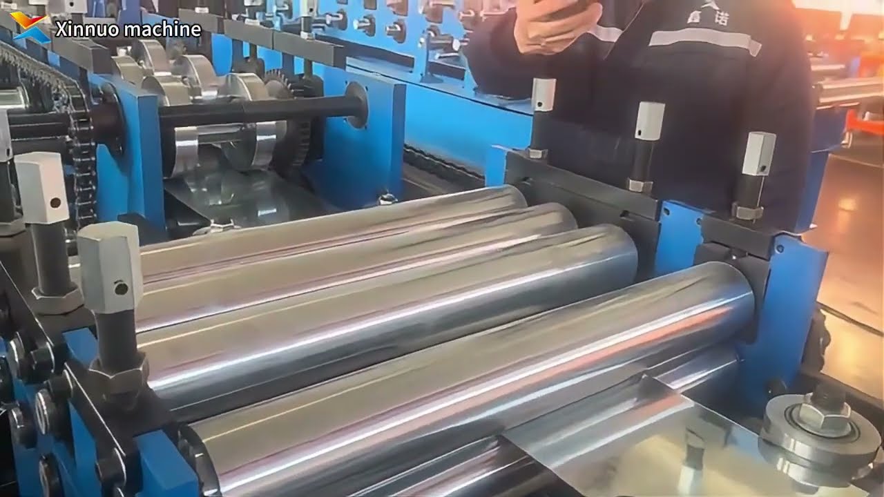 CZ Purlin Roll Forming Machine | Automatic C & Z Purlin Production Line | Riyadh Exhibition#machine
