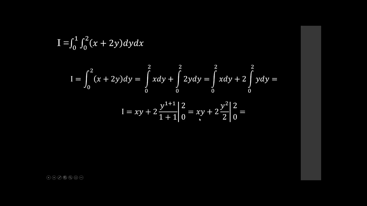 Integral Dupla x+2y