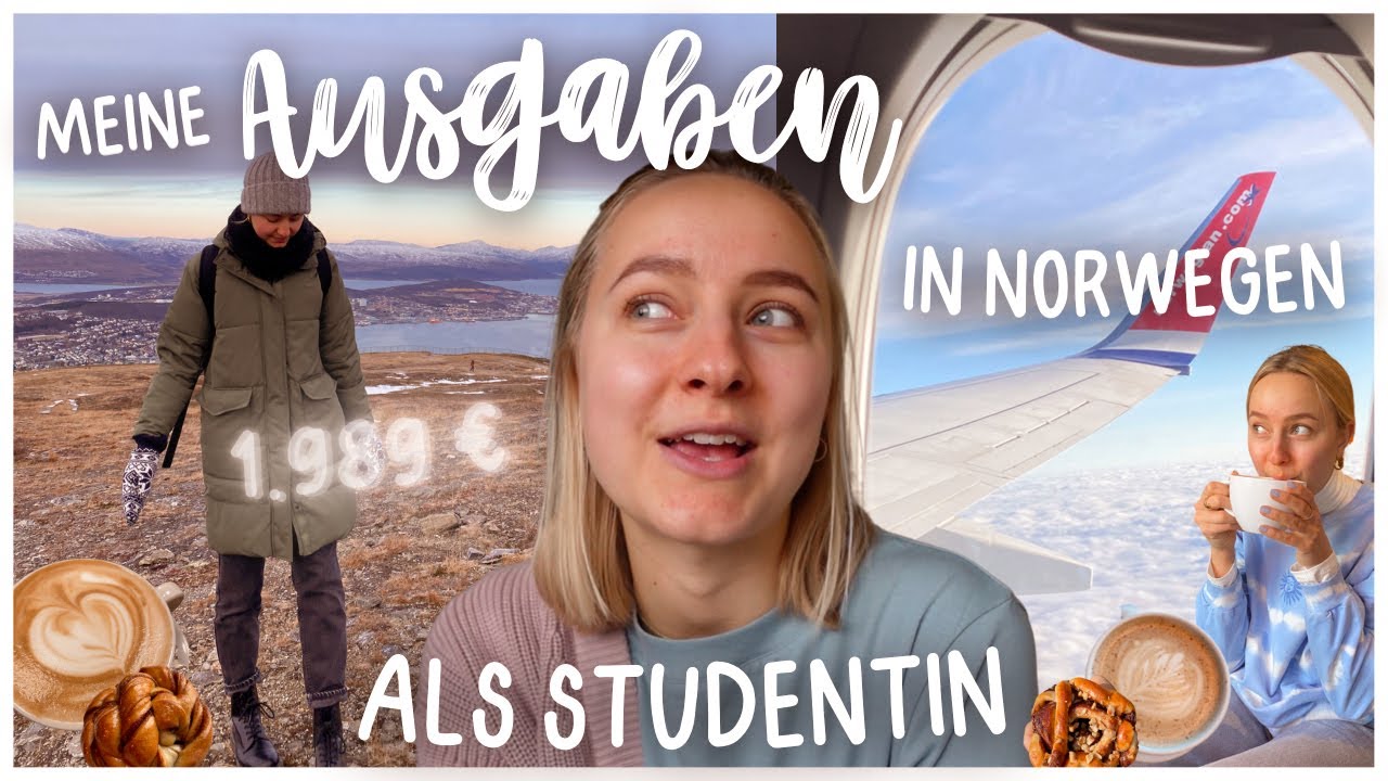 MEINE AUSGABEN IN NORWEGEN ALS STUDENTIN IM AUSLANDSSEMESTER - So viel Geld gebe ich zum Leben aus