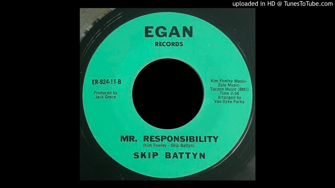 Skip Battyn (Battin) - Mr. Responsibility - Egan (Kim Fowley)