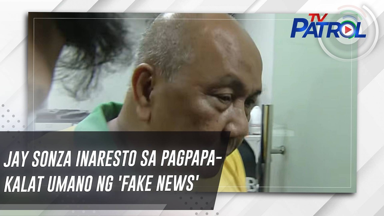 Jay Sonza inaresto sa pagpapakalat umano ng 'fake news' | TV Patrol