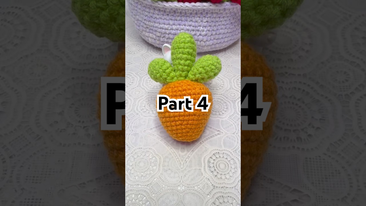 Crocheted Carrot🥕(par4)