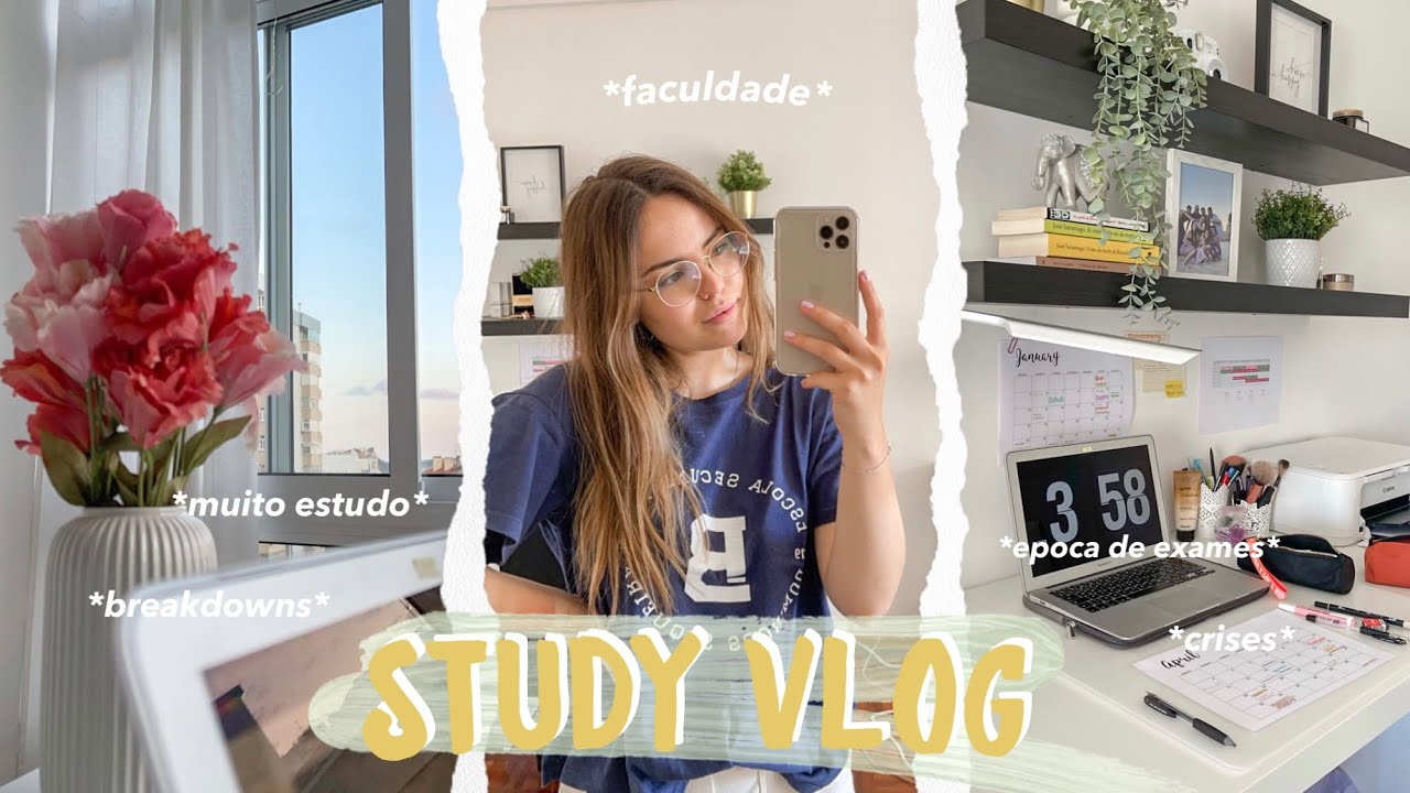 study vlog | faculdade, exames, breakdowns e muito estudo