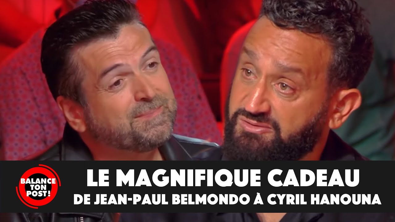 Le magnifique cadeau de Jean-Paul Belmondo, remis par son ami, pour Cyril Hanouna