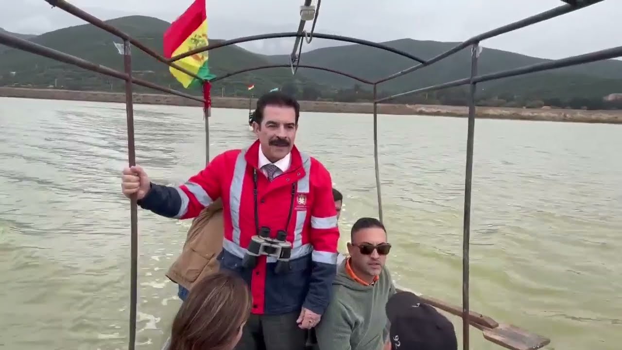✅ NAVEGACION sobre el DRAGADO de la LAGUNA ALALAY en Cochabamba 2024