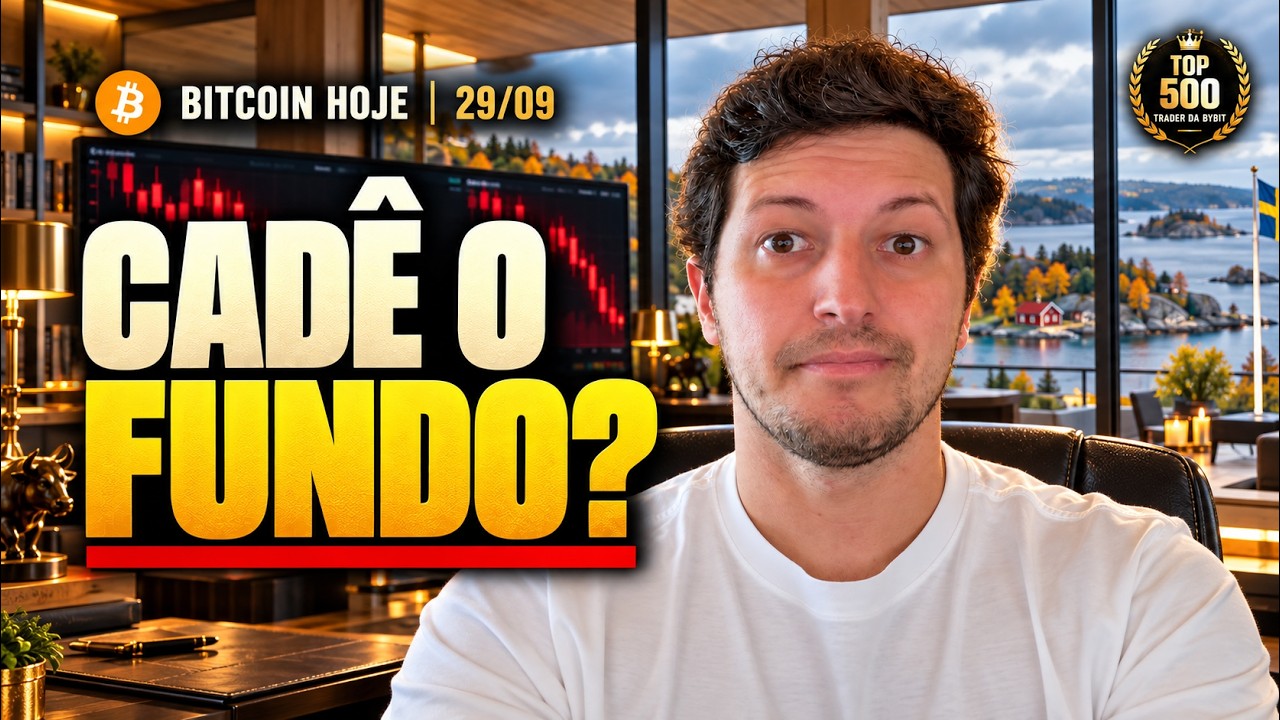 Onde Vai Ser o Fundo do Bitcoin Nessa Queda?