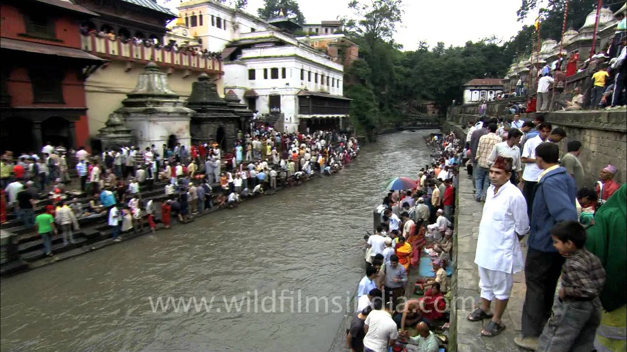 Pashupatinath Temple and the holy river Bagmati