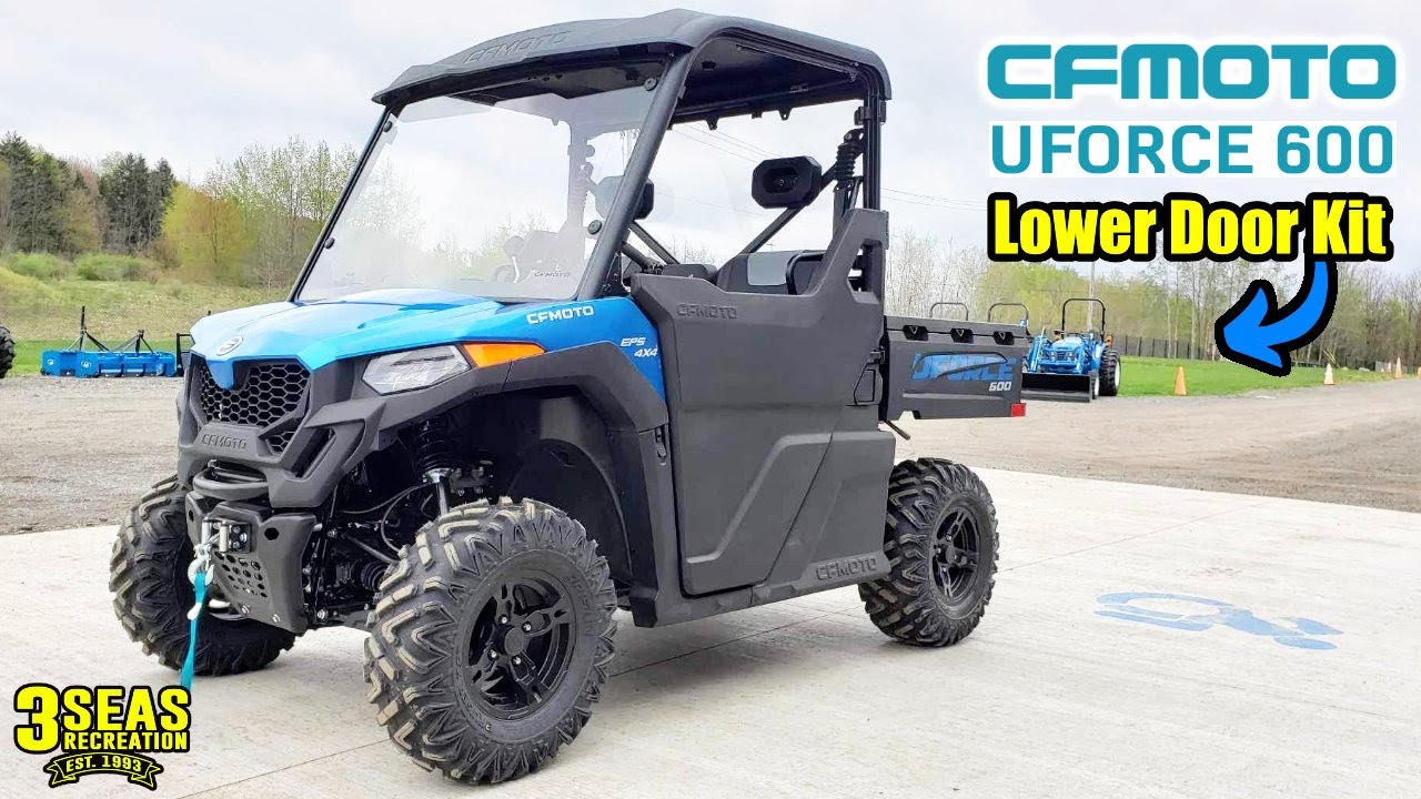 2023 CFMoto UForce 600 OEM Half Door Installed!