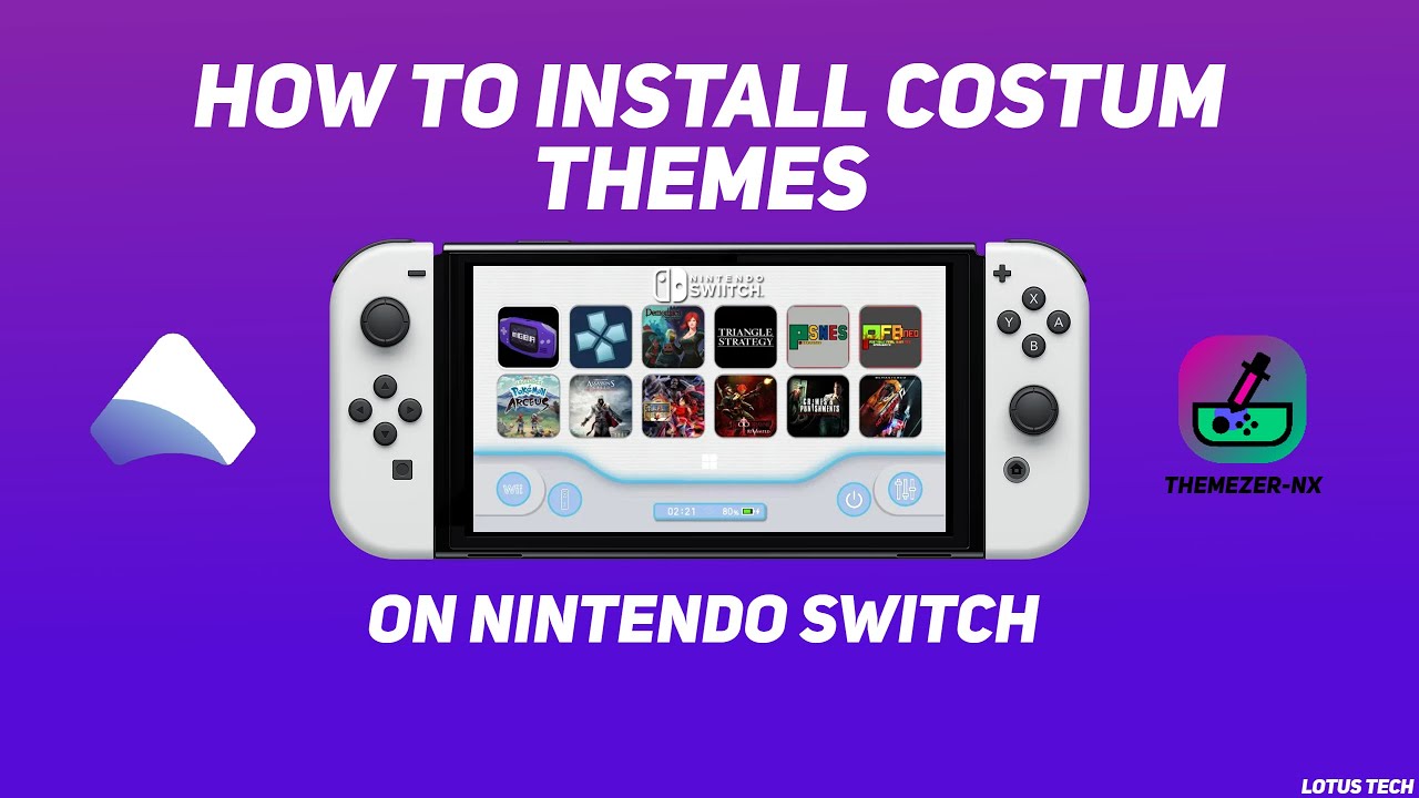 ГИД ПО КОСТЮМАМ ДЛЯ NINTENDO SWITCH (Themezer-Nx)