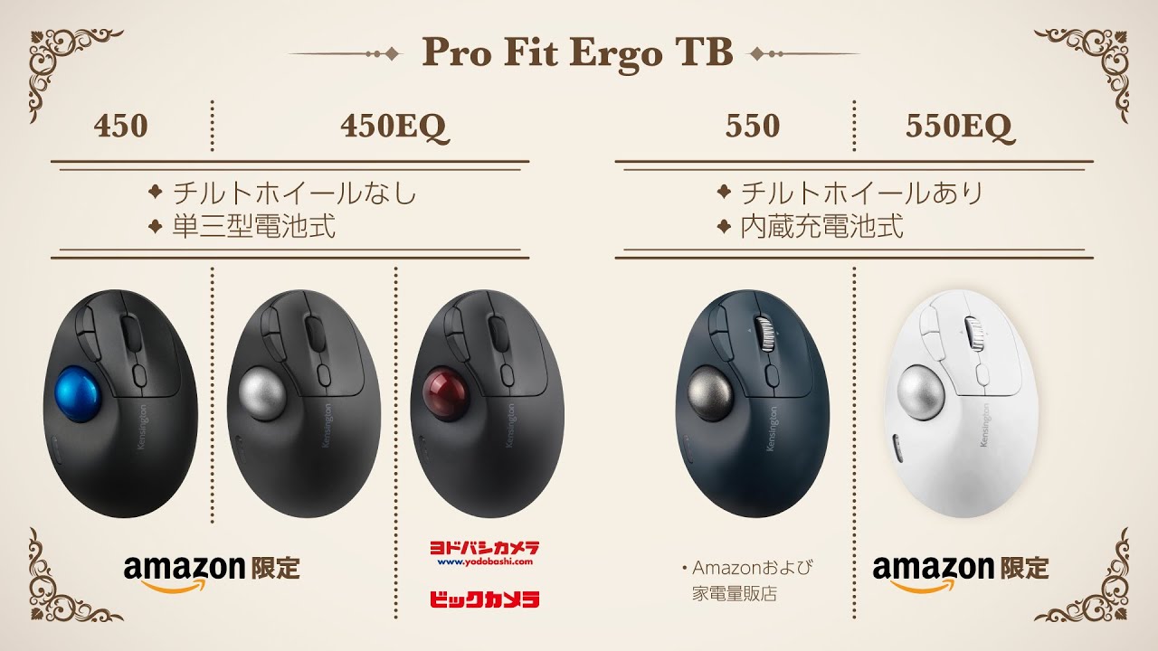 【トラックボール】球新報 25年6月14日版【 Pro Fit Ergo TB EQsほか 】