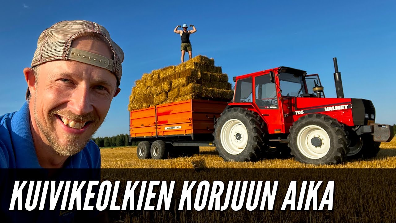 SADONKORJUUN AIKA // Olkien paalausta pienellä karjatilalla