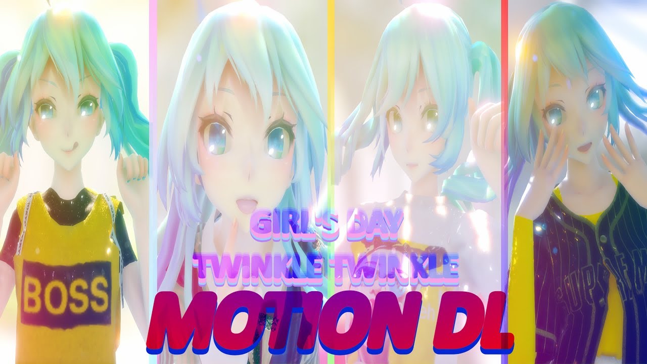 [MMD] Girl's Day(걸스데이) - Twinkle Twinkle(반짝반짝) [MOTION DL]