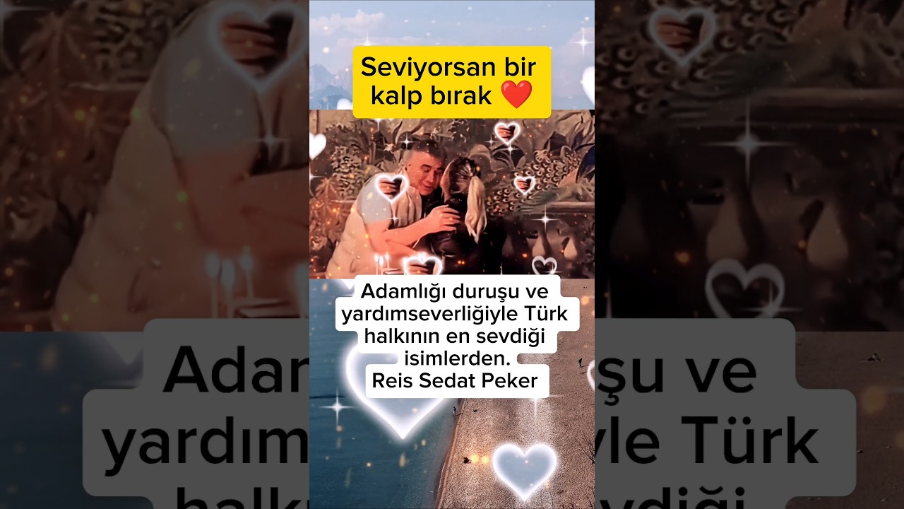 Reis Sedat Peker.Türk halkının en sevdiği isimlerden biri. 