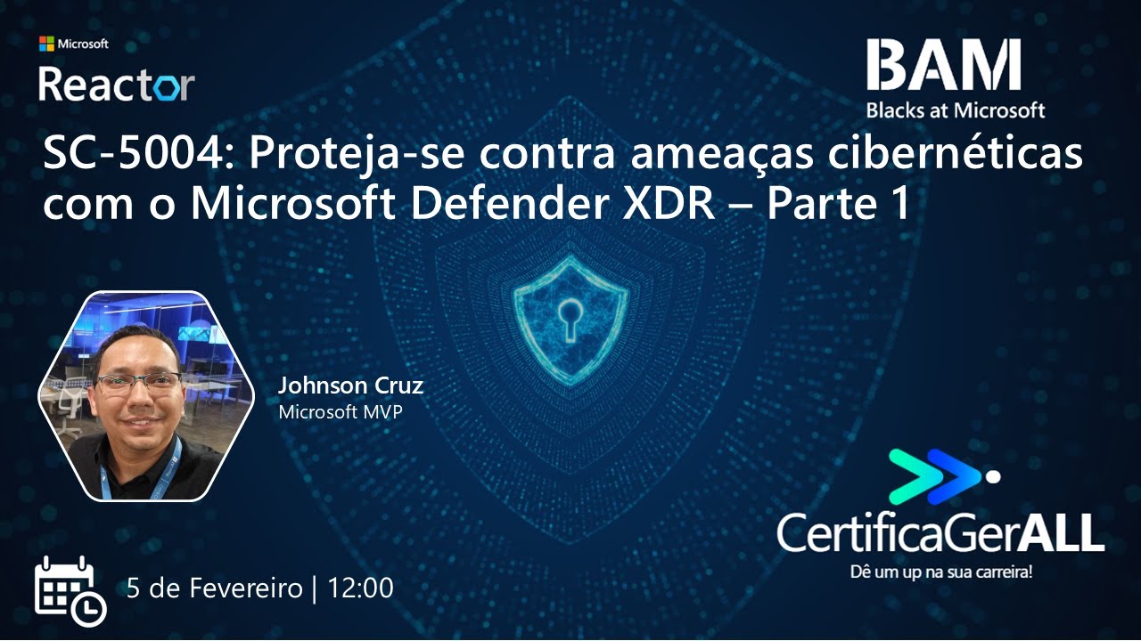 SC-5004: Proteja-se contra ameaças cibernéticas com o Microsoft Defender XDR Parte 1