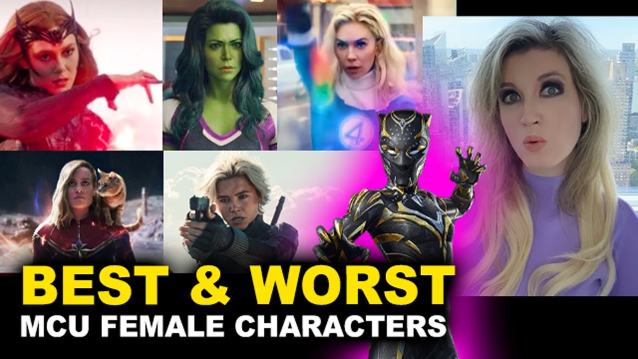 MCU Female Characters RANKED - Top Ten Best Worst - Scarlet Witch, She Hulk, Yelena, Sue Storm