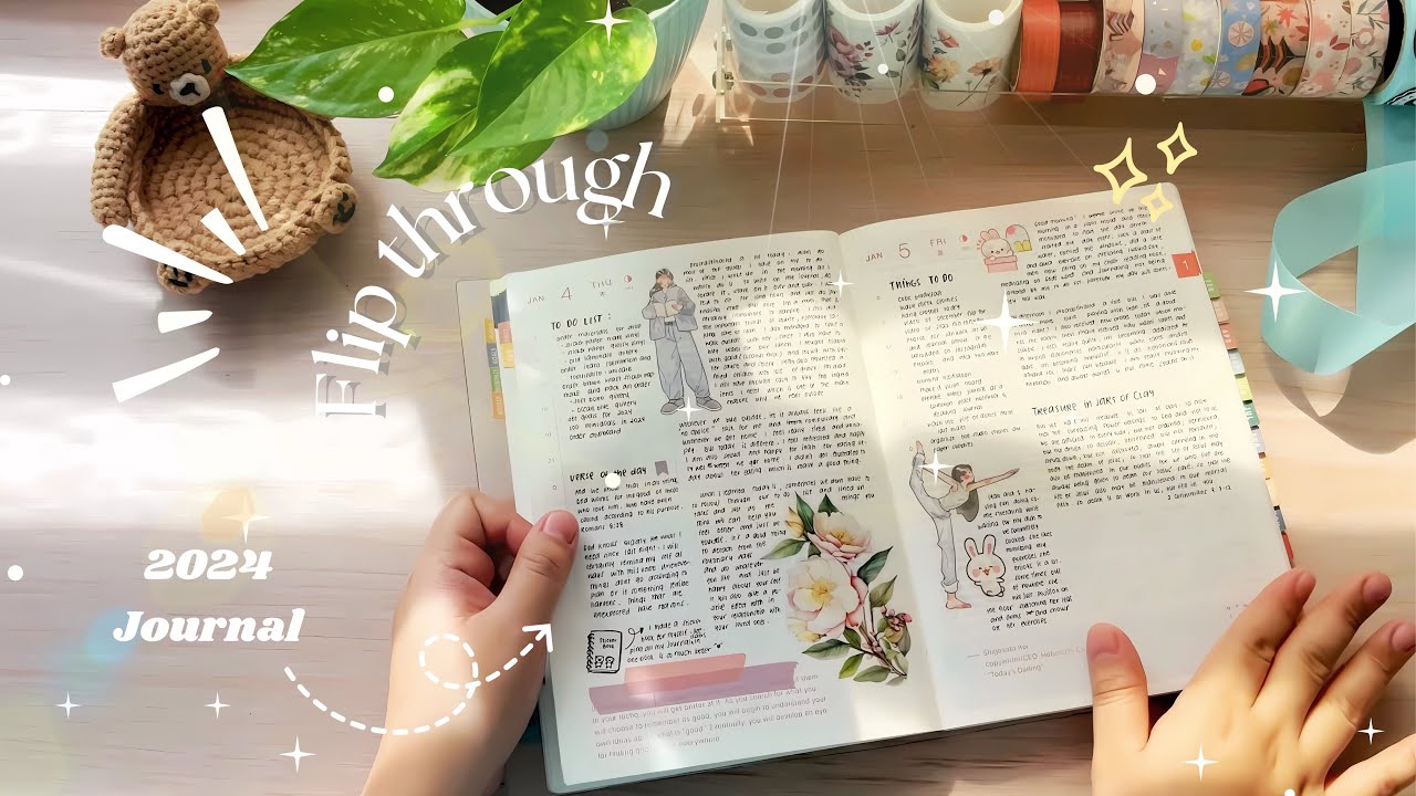 Hobonichi Cousin 2024 Flip through | First hobonichi experience| What could I have done differently