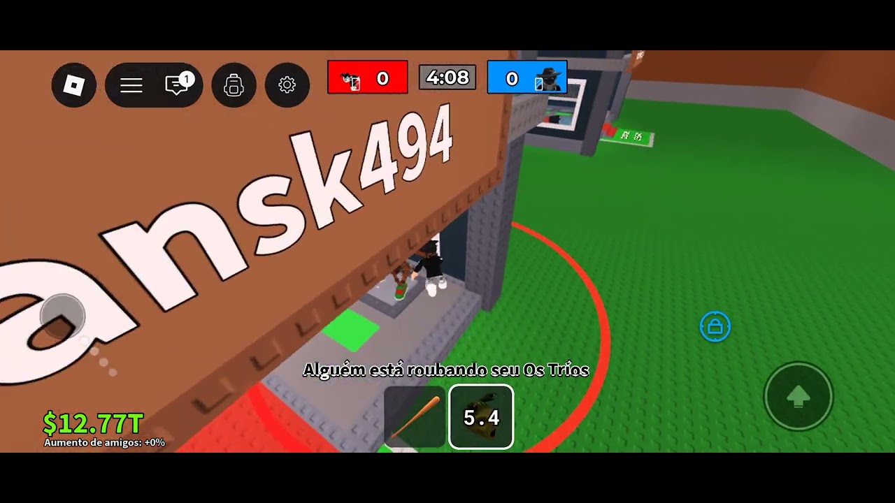 JOGANDO PVP NO ROBLOX  