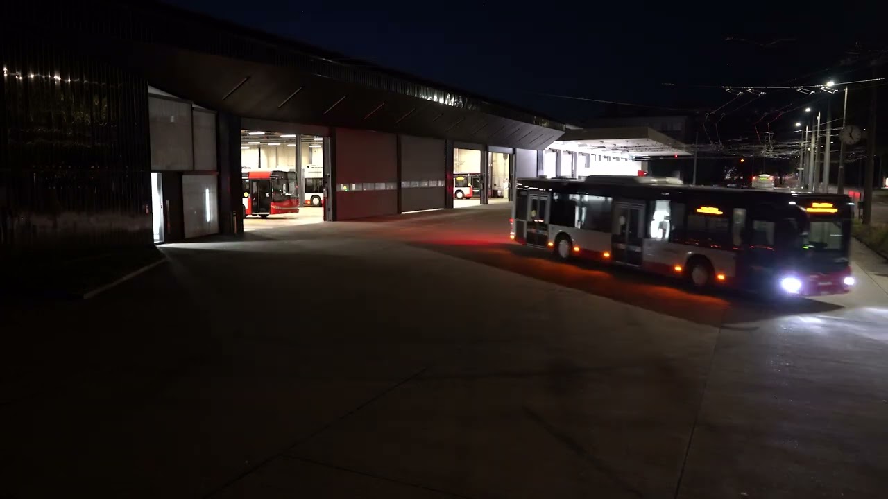 Stadtbus Winterthur   - Depot Timelapse
