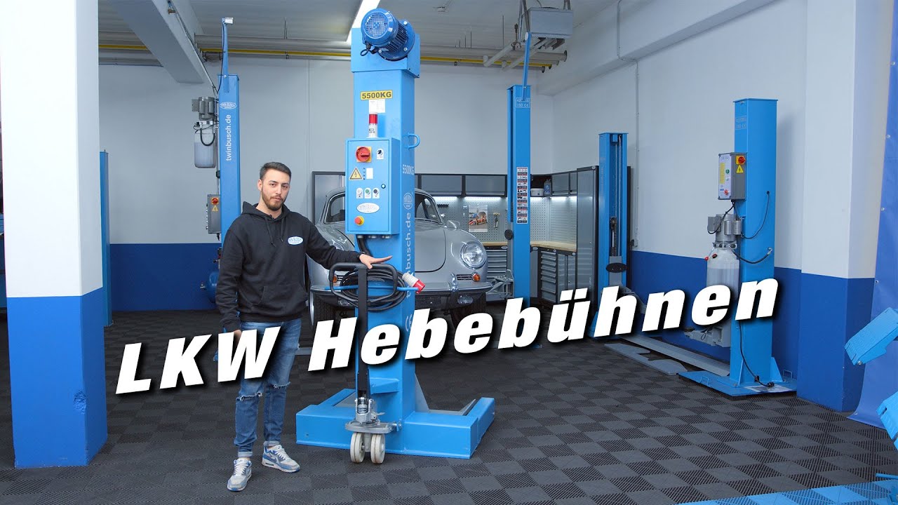 LKW Hebebühnen (Radgreifanlage) - Produktberatung von TWIN BUSCH®