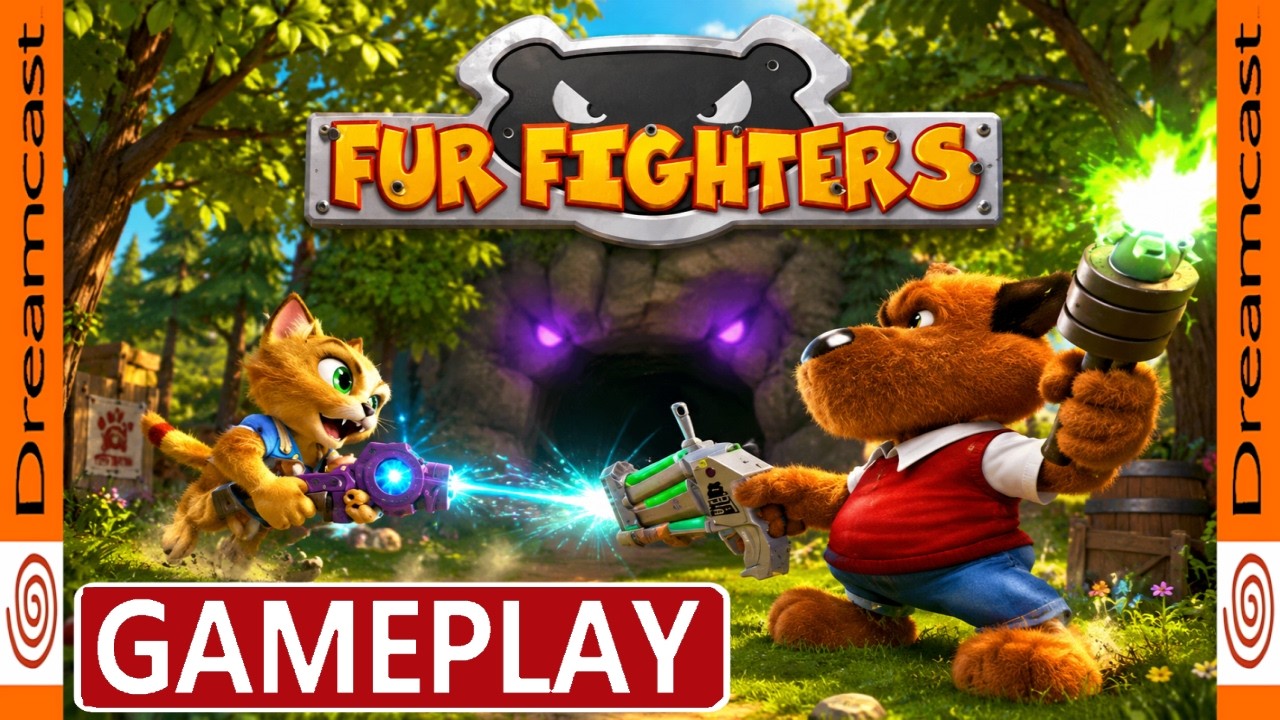 FUR FIGHTERS Gameplay [DREAMCAST] ( FRAMEMEISTER ) - No Commentary