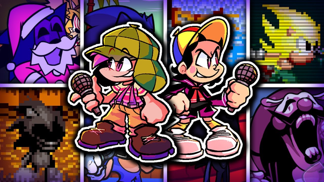 Su Vecindad but Different Sonic Characters Sings 🐱(El Chavo Del 8 T2) - FNF Cover