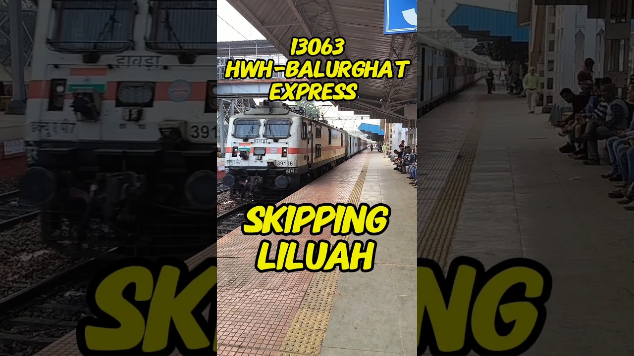😱Speed Of Balurghat Express🔥#train #railway #new #viral #trending #shorts #india #travel #vlog