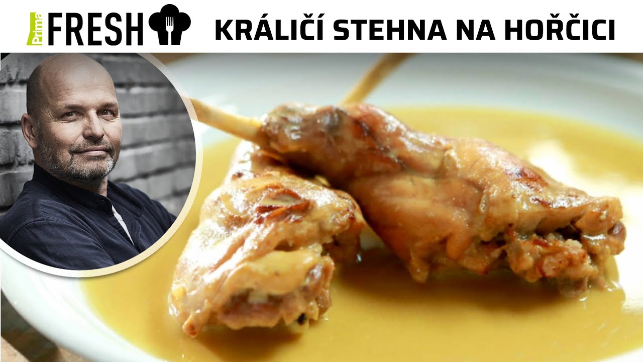 Králičí stehna na dijonské hořčici podle Zdeňka Pohlreicha