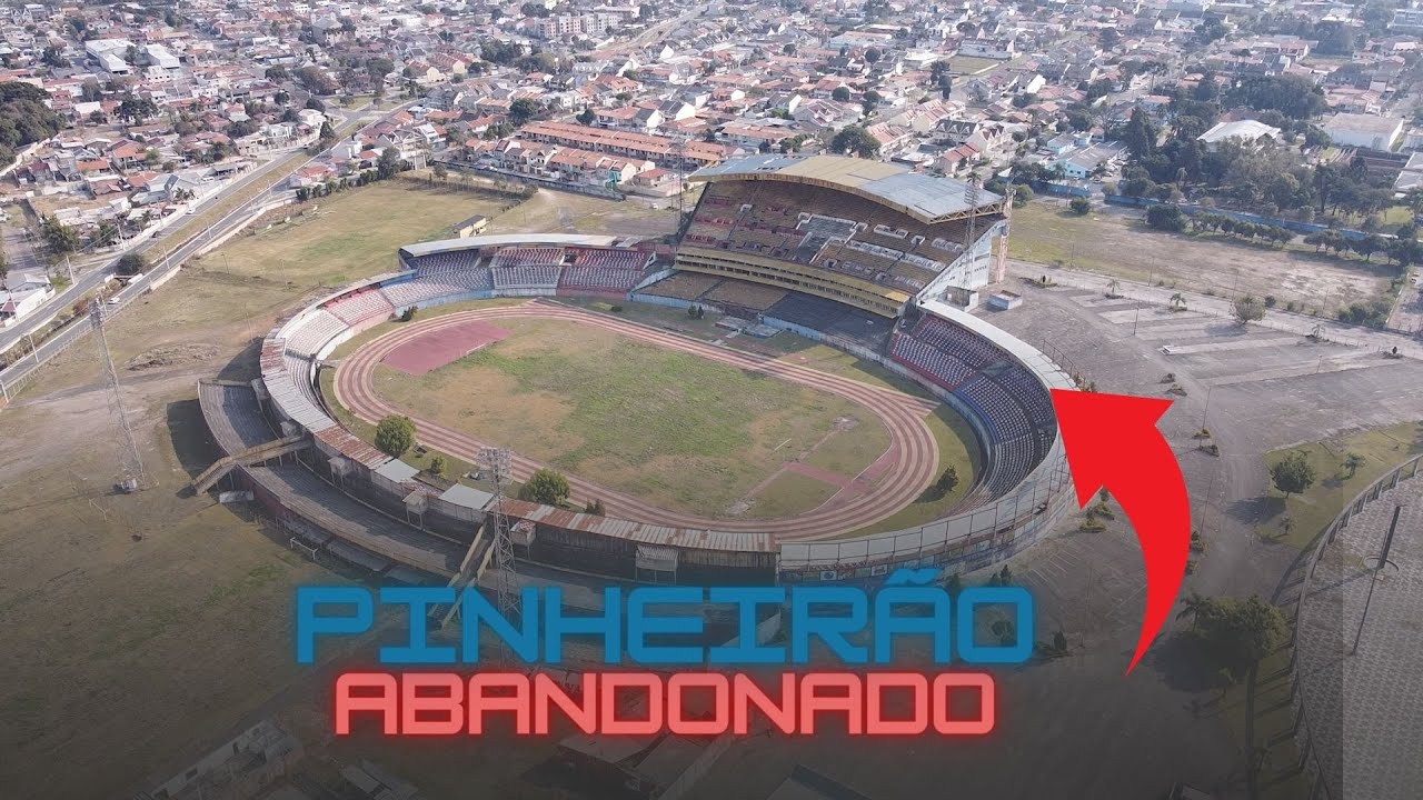 Estádio Abandonado Pinheirão - Drone Visita Pinheirão