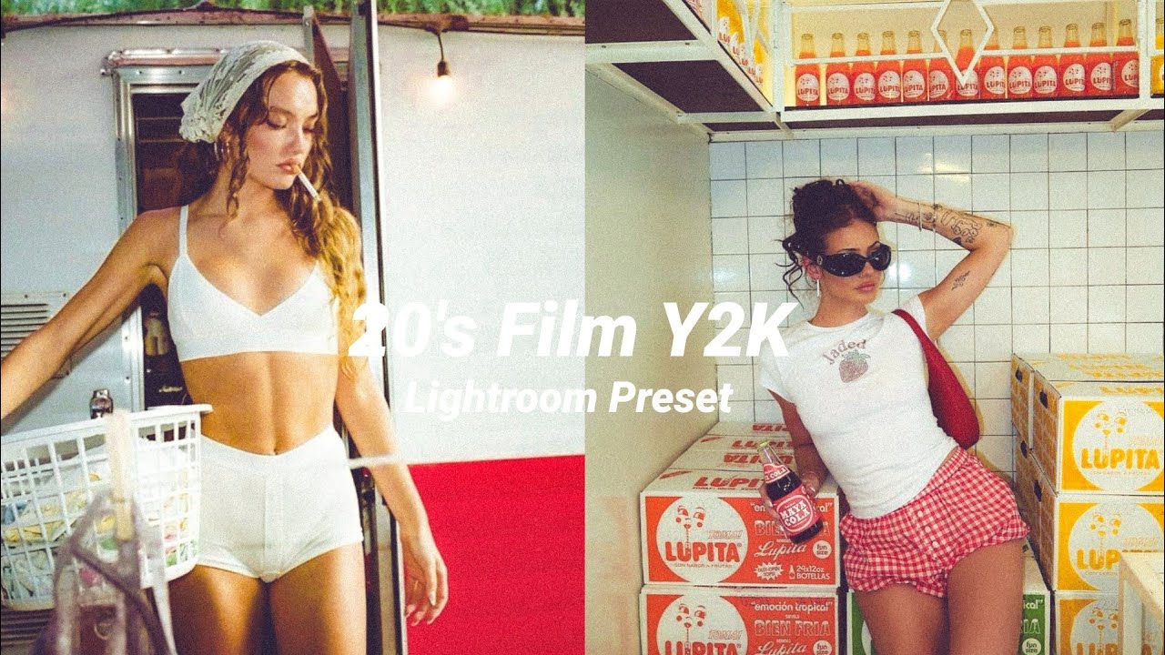 20's Film Y2k Lightroom Mobile Presets | Best Lightroom Preset for Instagram