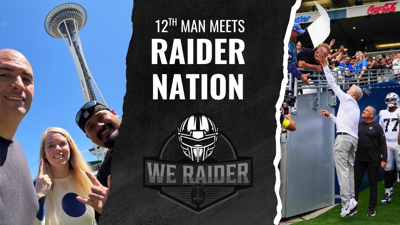 Seattle Away Game Vlog | Raiders vs Seahawks 2025 Preseason Opener 🏴‍☠️